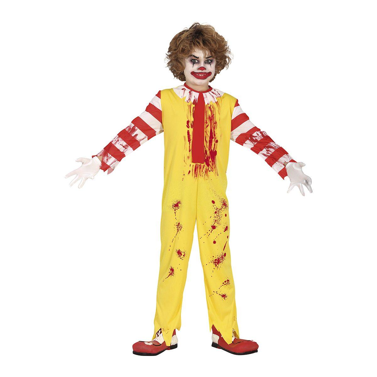 Costume clown hamburger