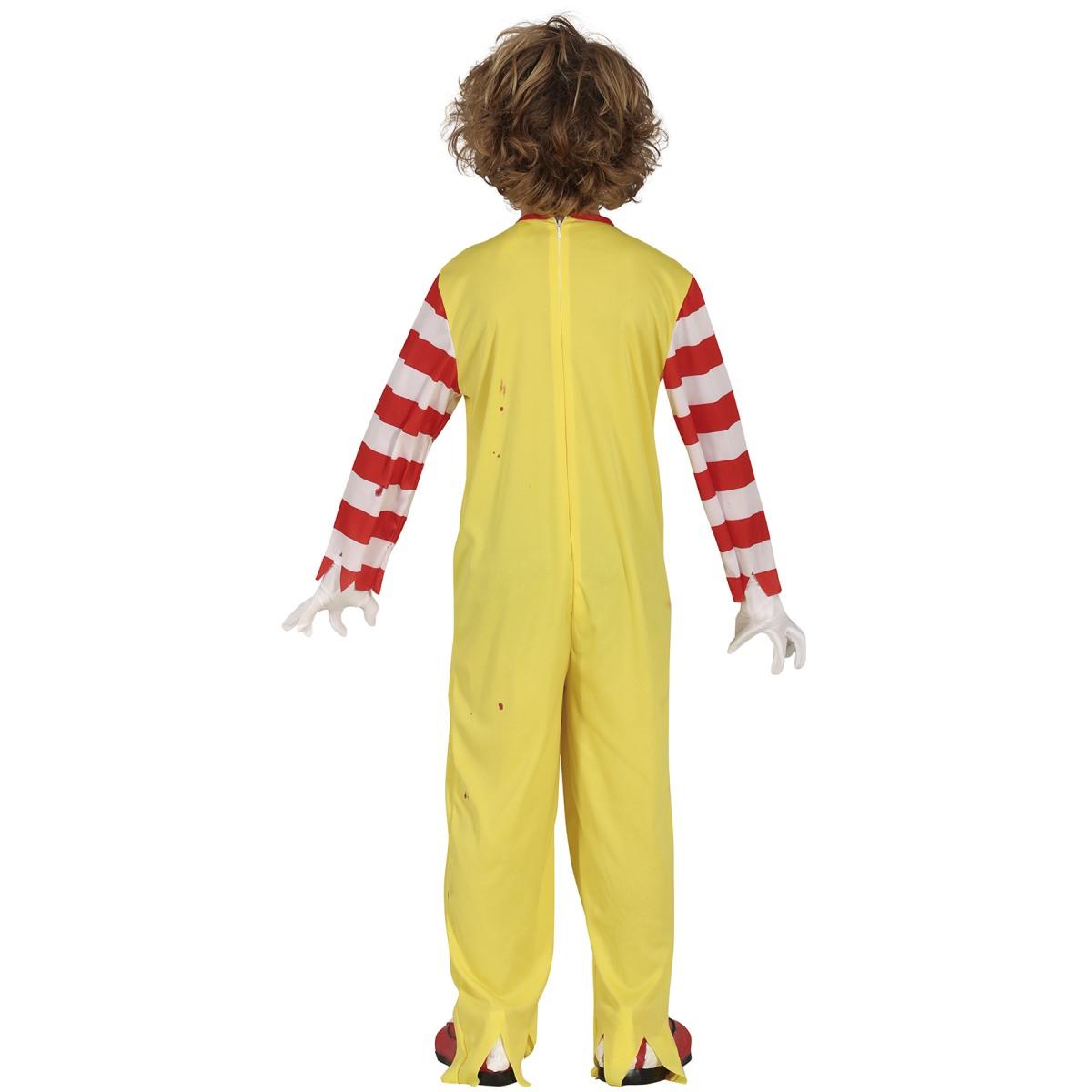 Costume clown hamburger