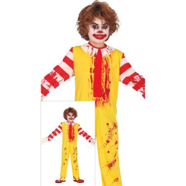 Costume clown hamburger