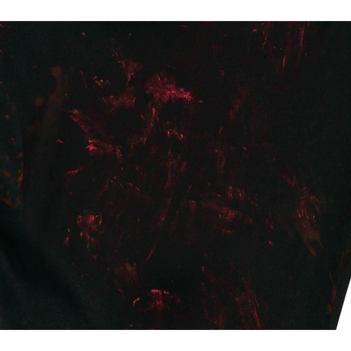 Costume tunica morte nera insanguinata cappuccio