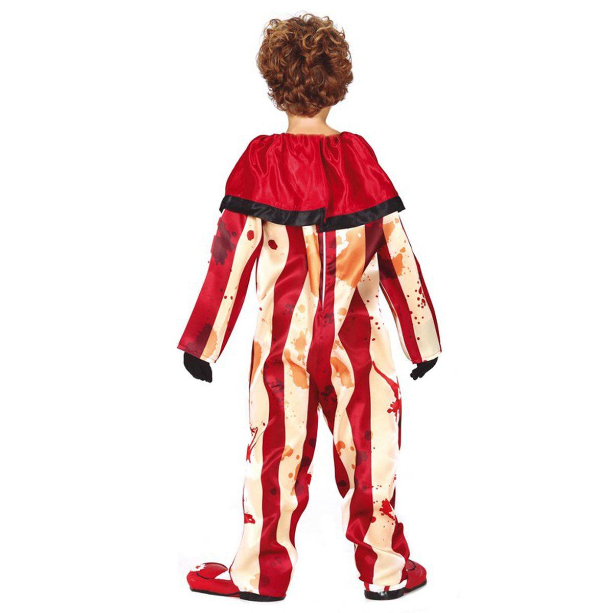 Costume clown strisce modello a
