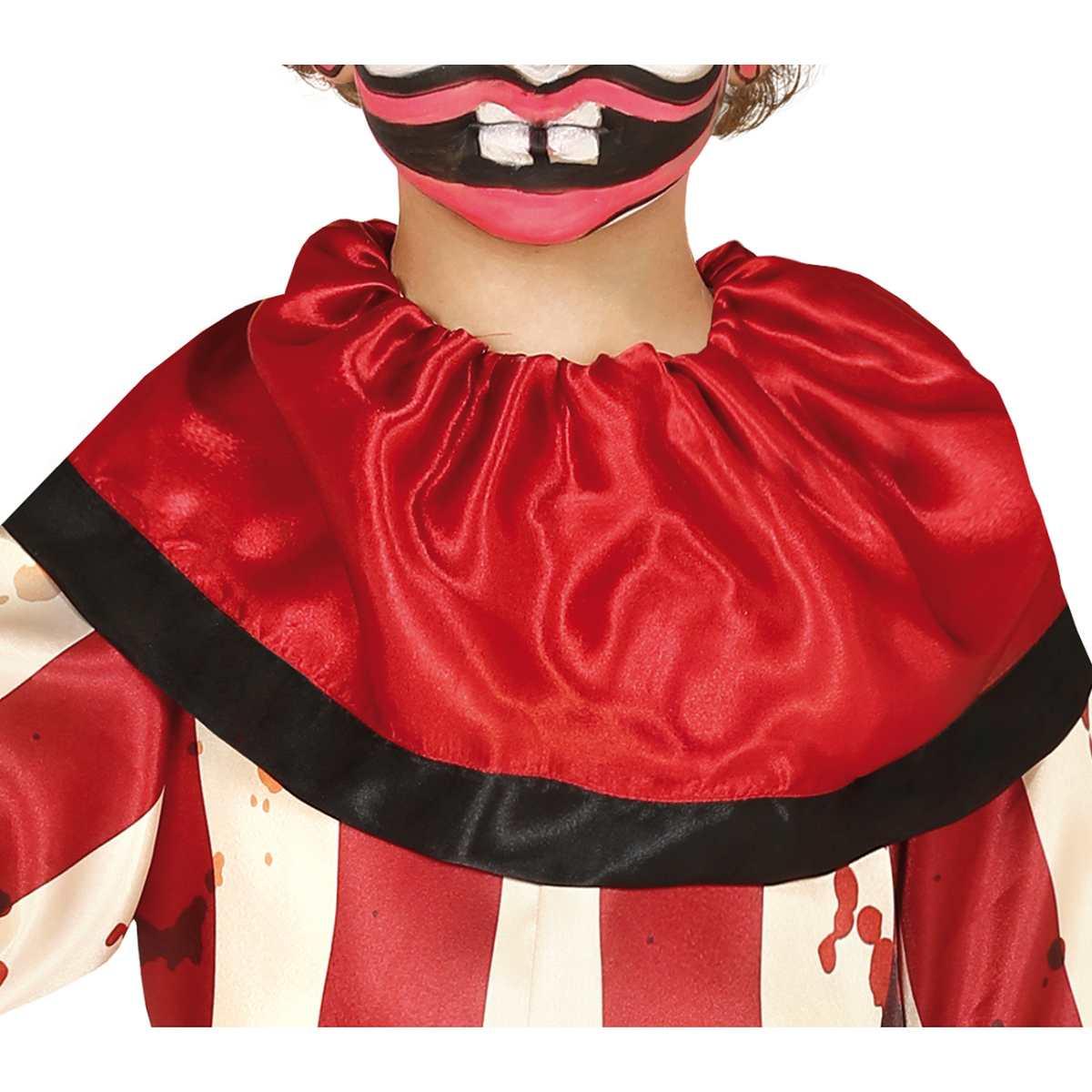 Costume clown strisce modello a
