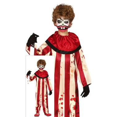 Costume clown strisce modello a