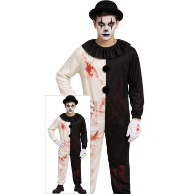 Costume clown terrificante terrifier bianco nero