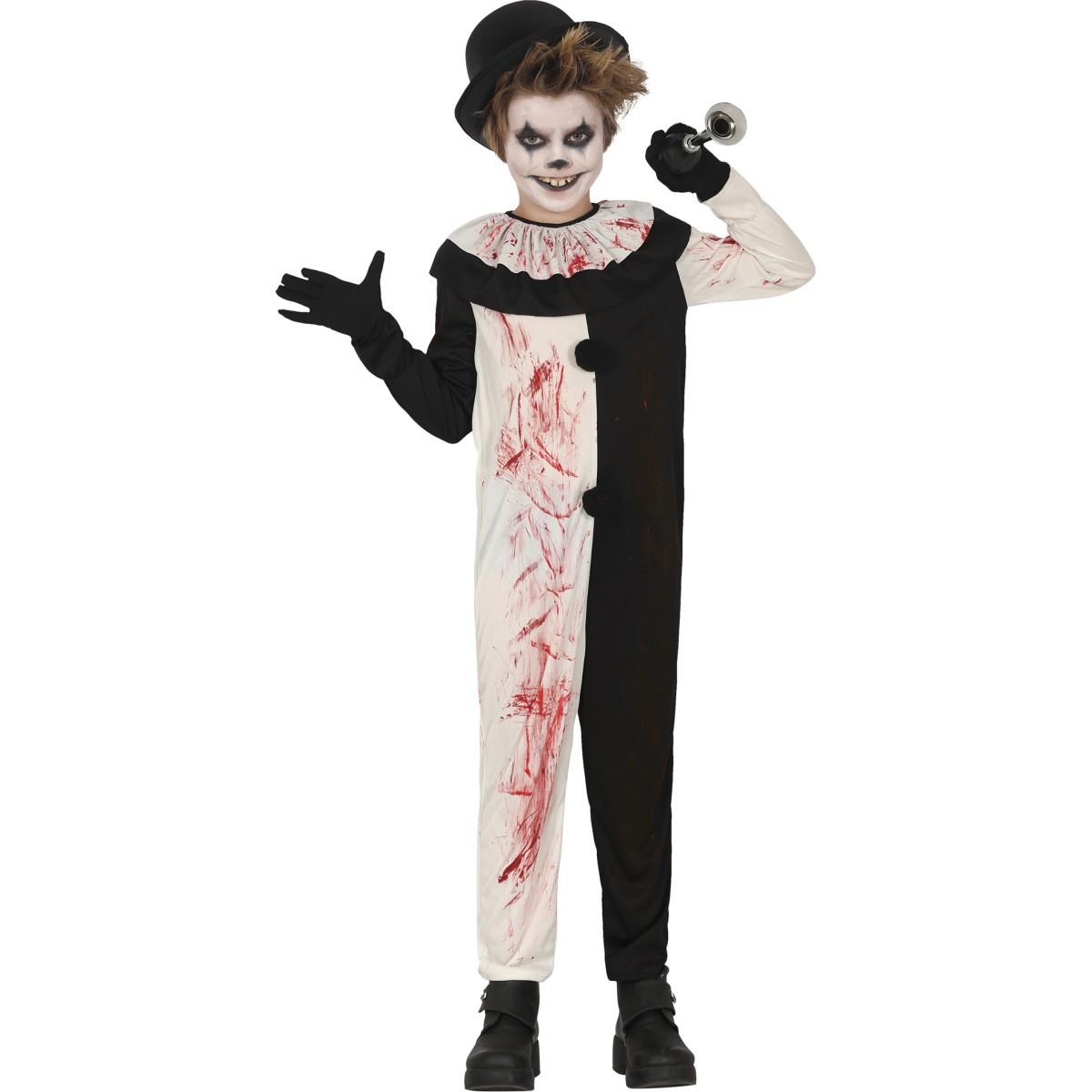 Costume clown terrificante terrifier bianco nero