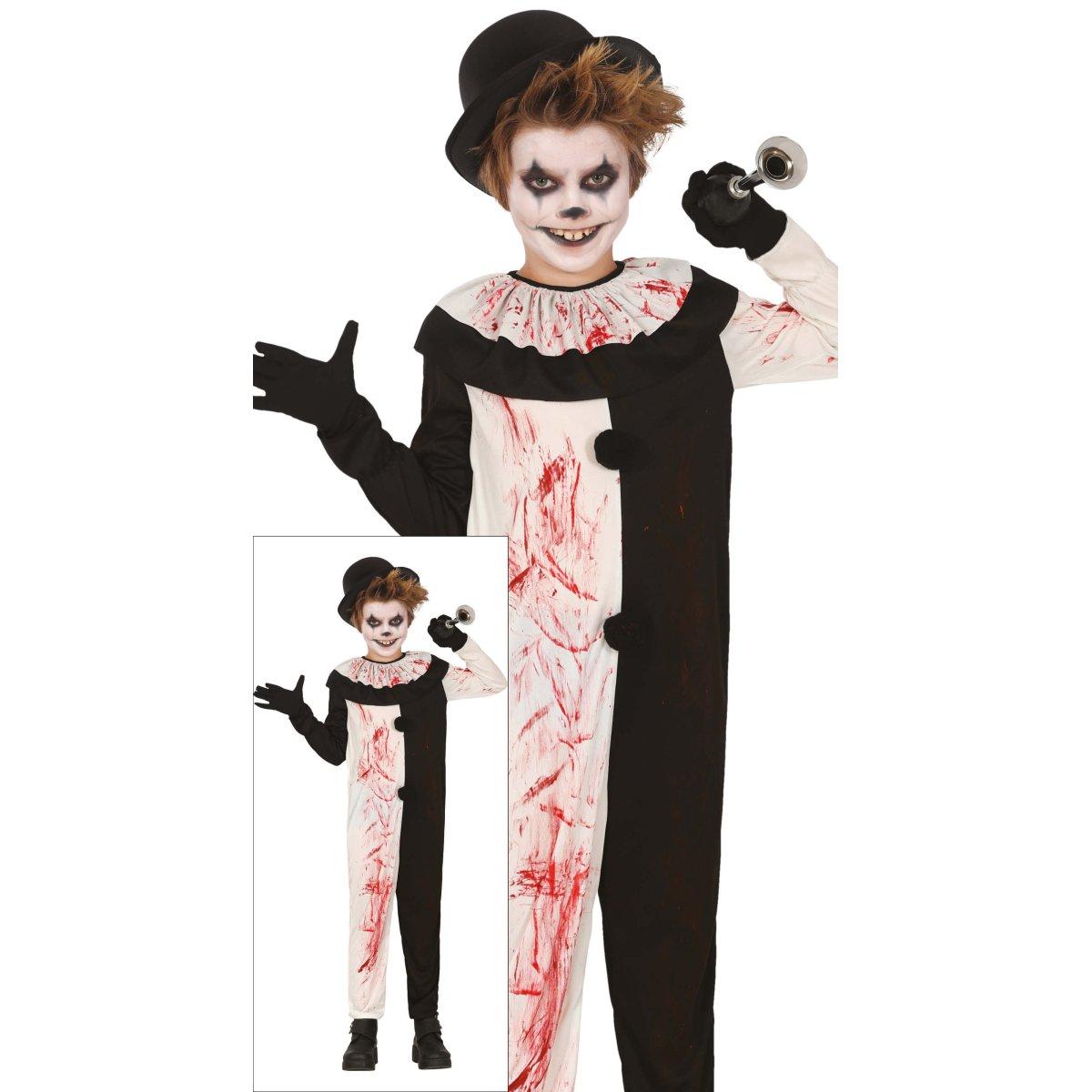 Costume clown terrificante terrifier bianco nero
