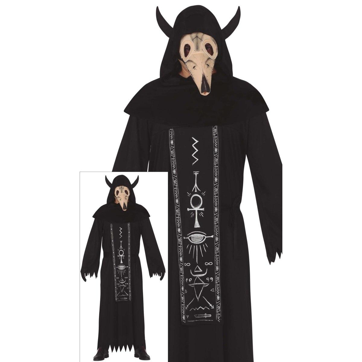 Costume tunica satanica maschera