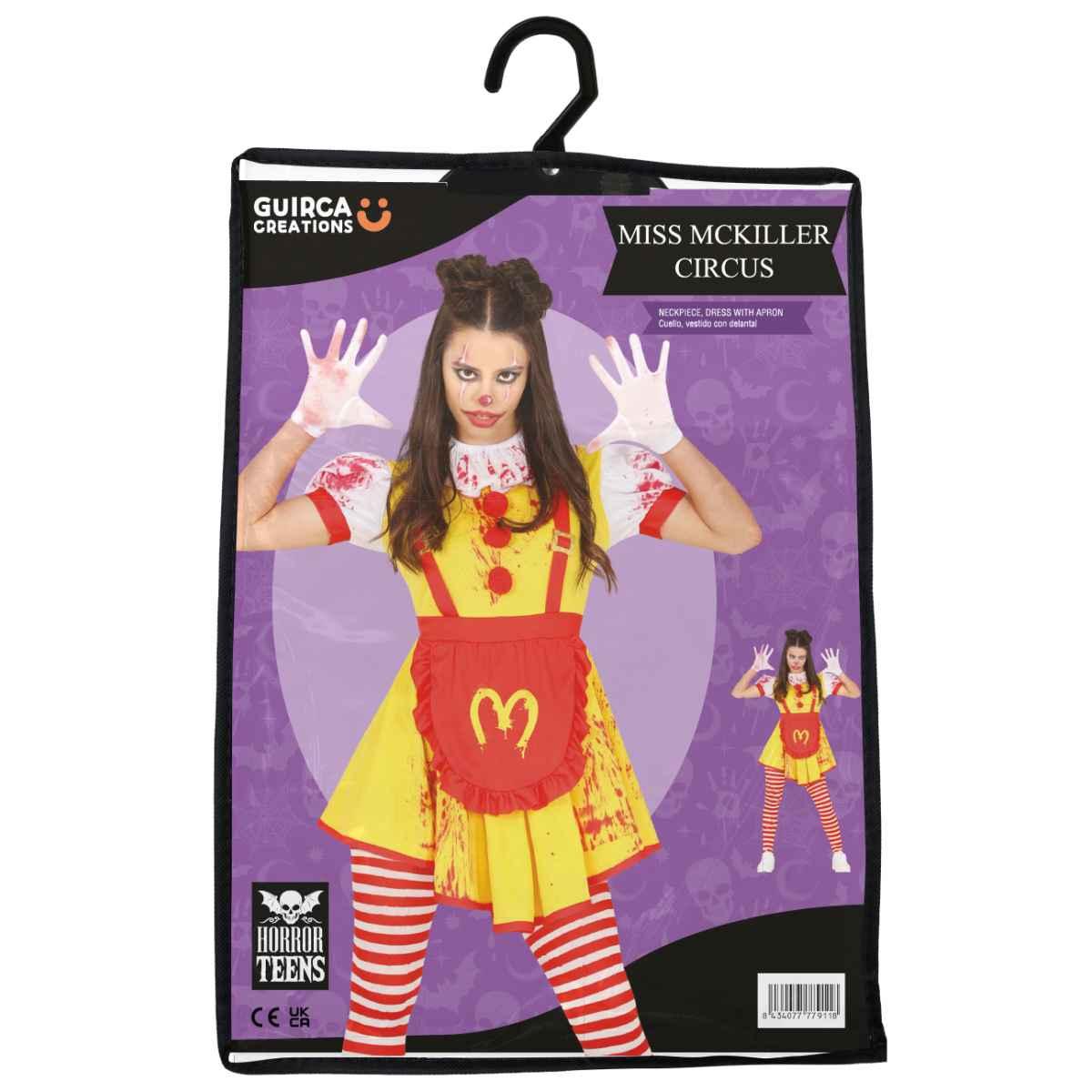 Costume clown mckiller