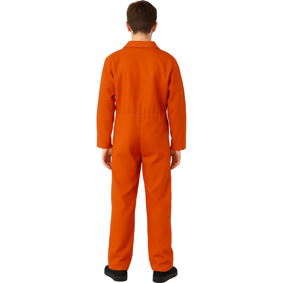 Costume carcerato condannato tuta arancione