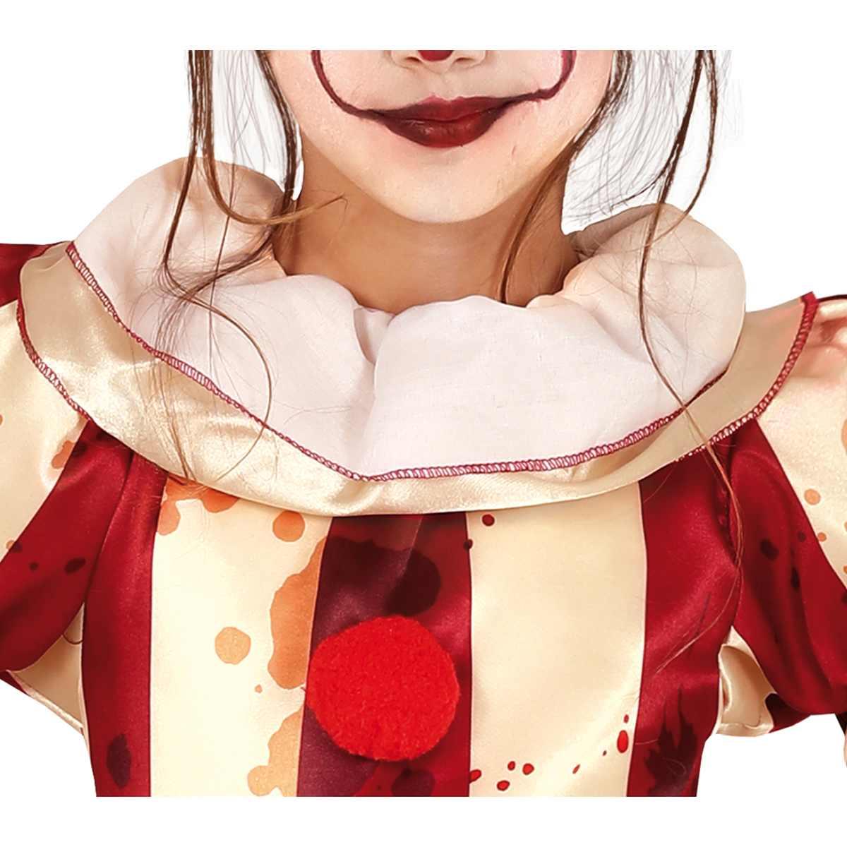 Costume clown strisce modello a