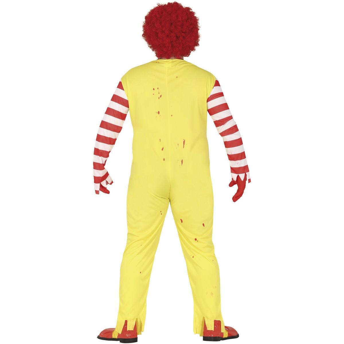 Costume clown hamburger