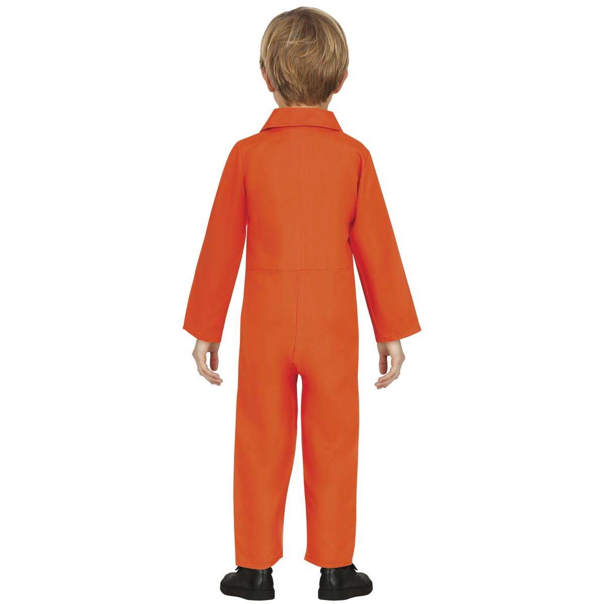 Costume carcerato tuta arancione