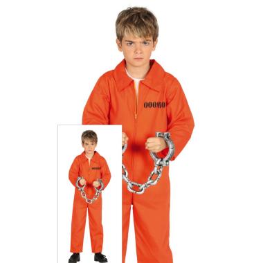 Costume carcerato tuta arancione