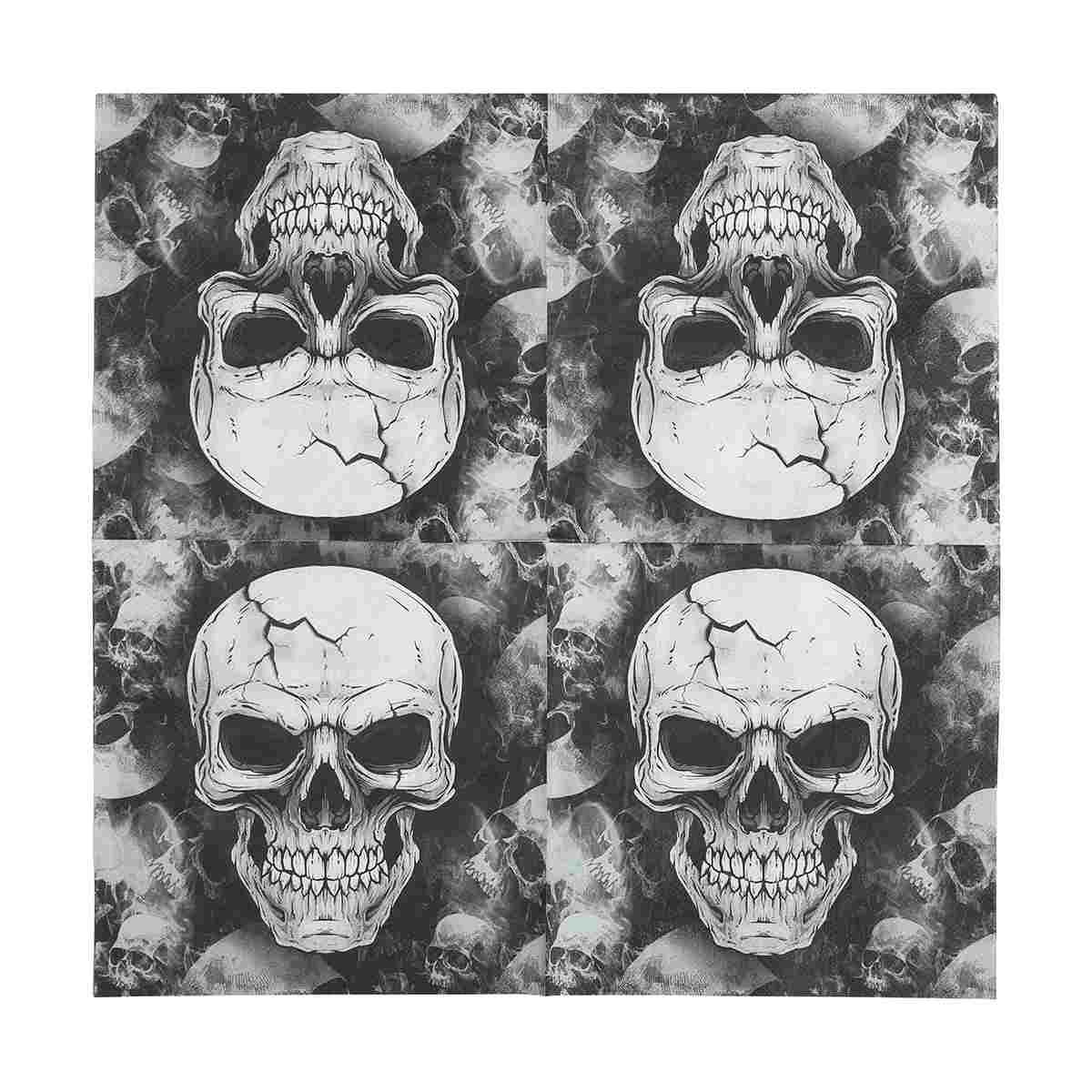 Tovagliolo halloween teschio Set 20 pz