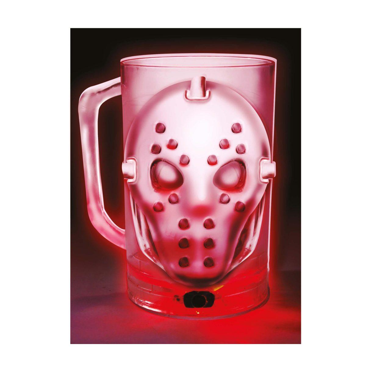 Bicchiere halloween pvc assassino jason luci