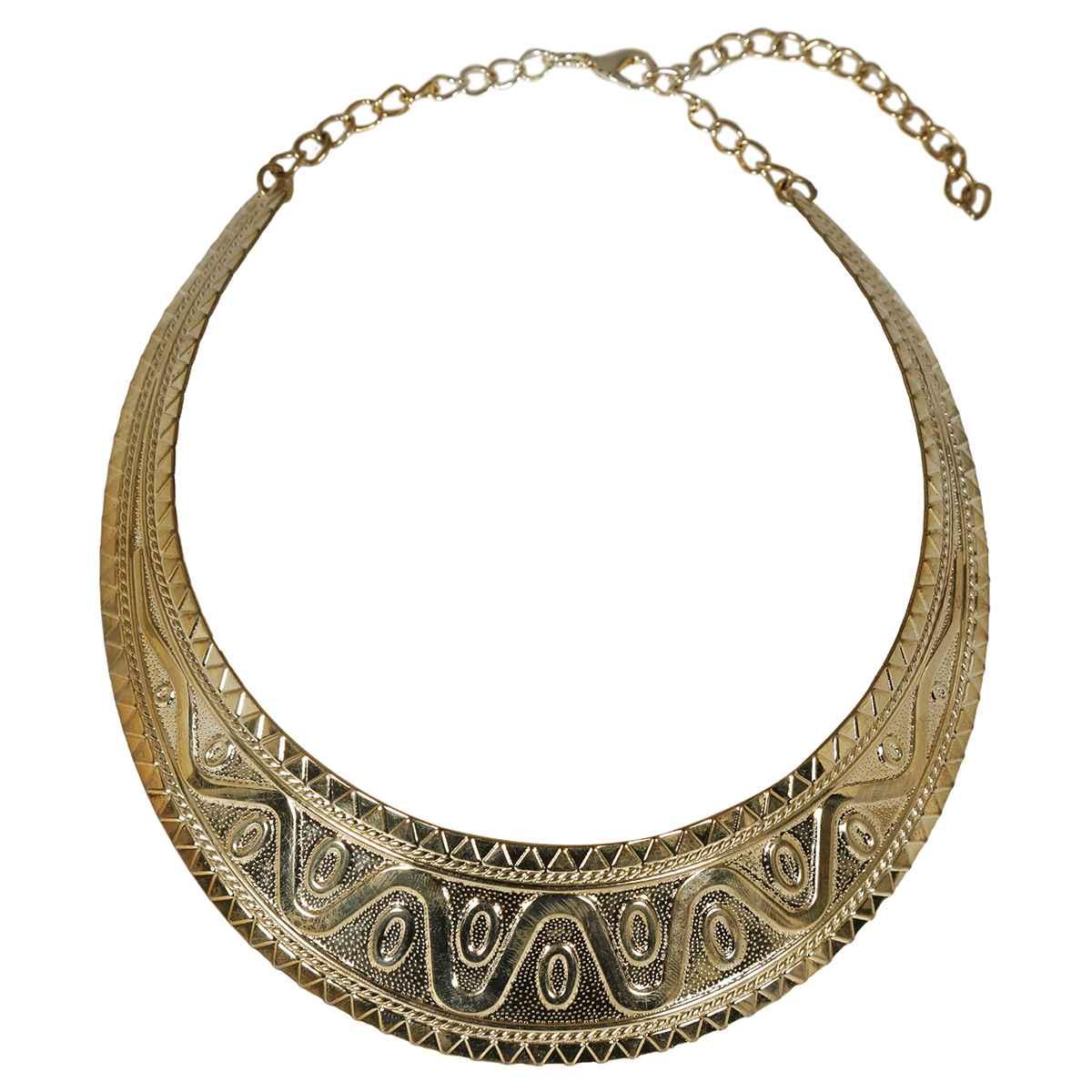 Collana metallo oro greco romana egiziana