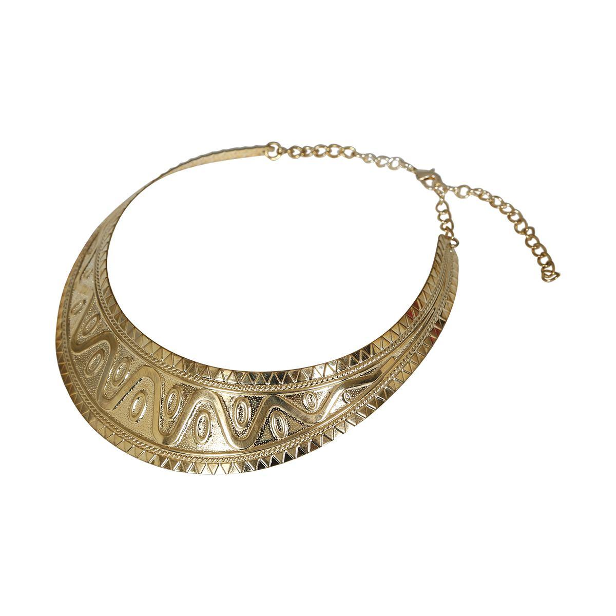 Collana metallo oro greco romana egiziana