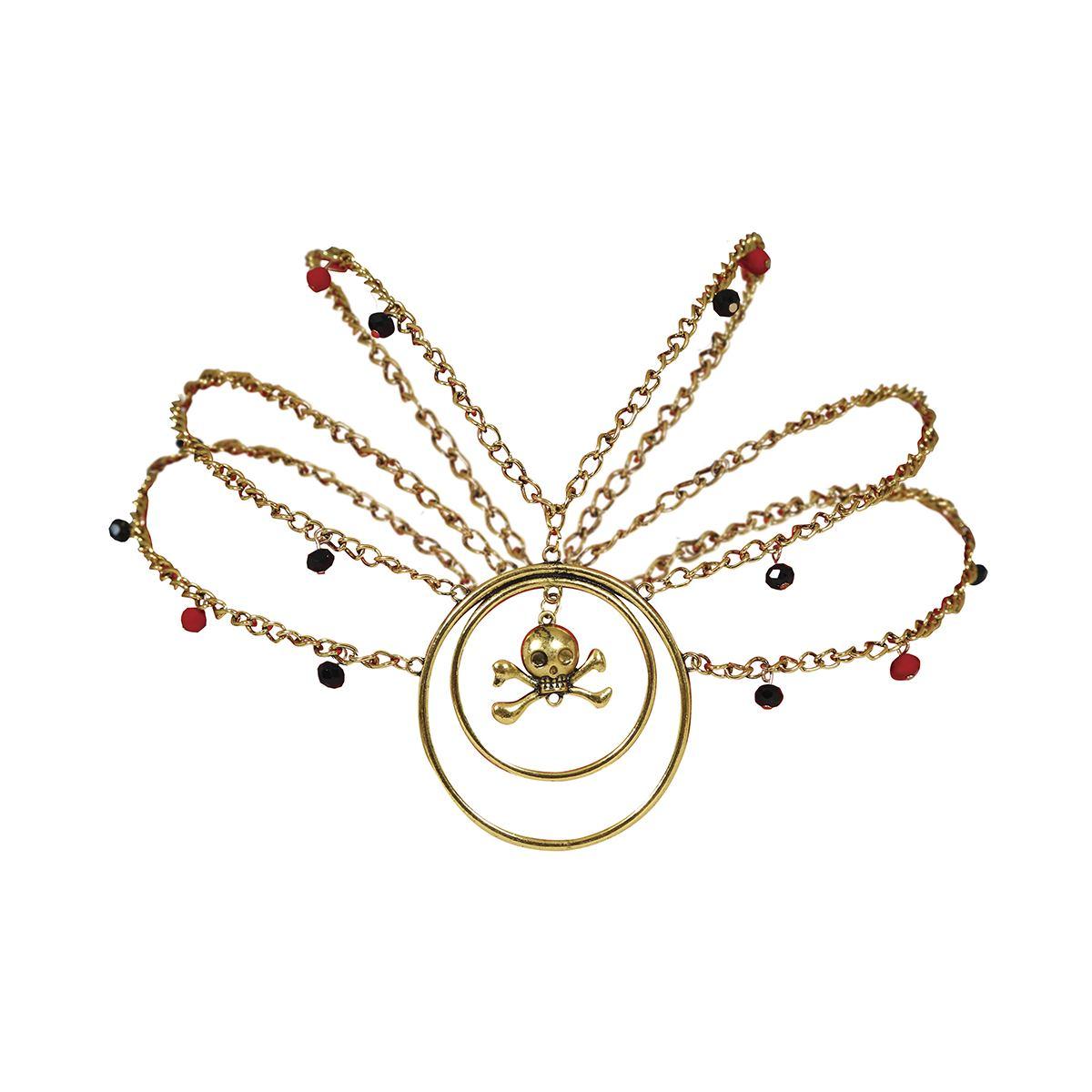 Collana pirata metallo orecchini