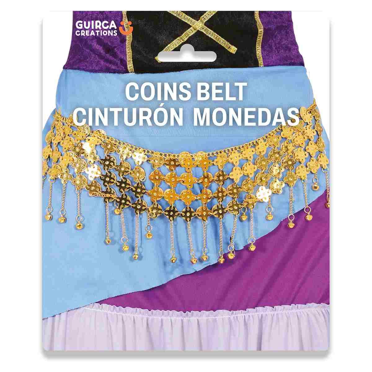 Cintura monete metallo oro