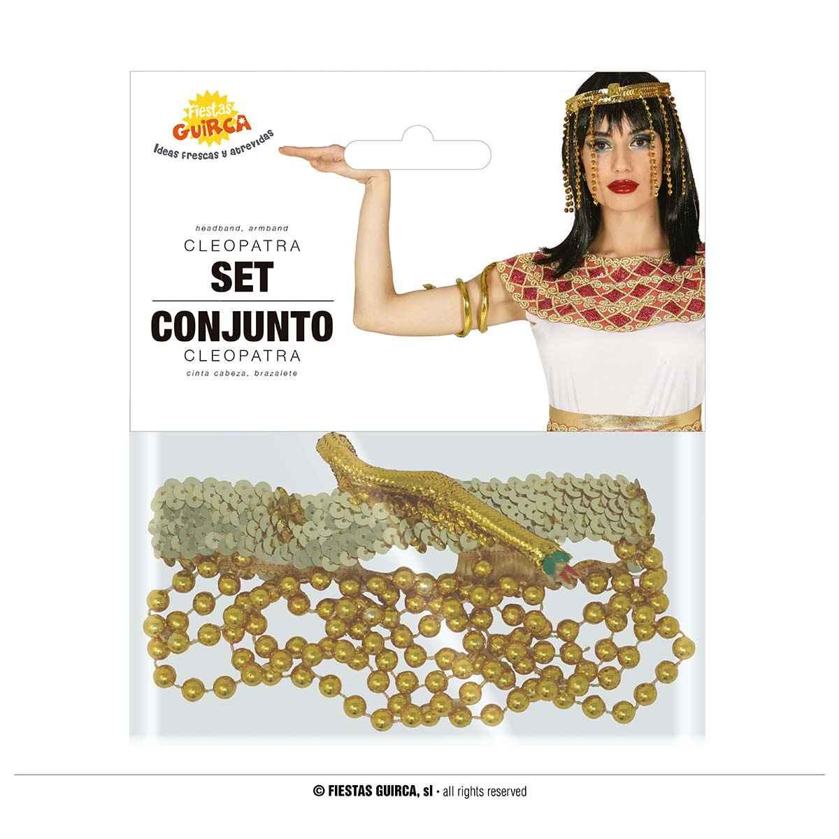 Diadema copricapo egiziana perline serpente