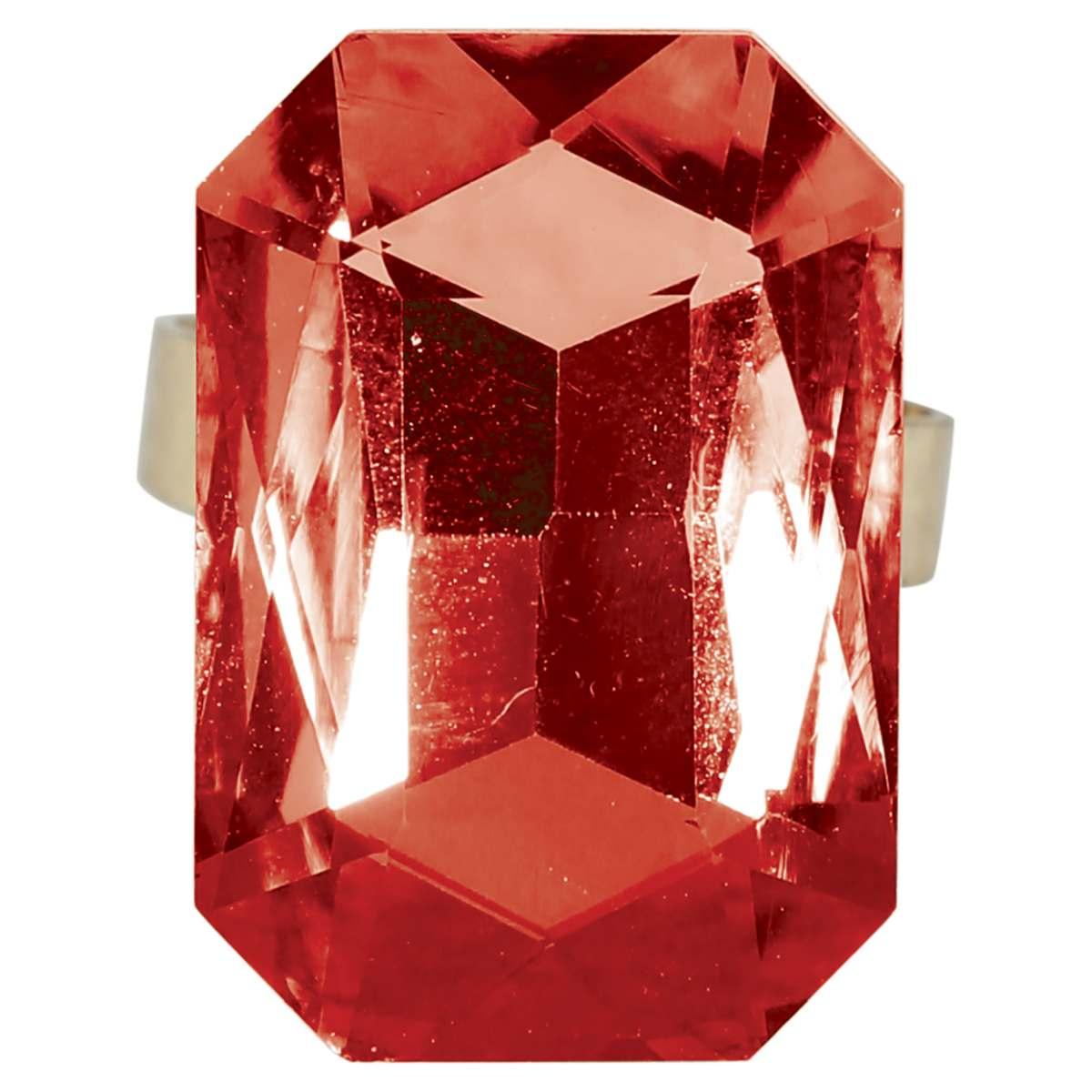 Anello pvc pietra colorata 6 colori