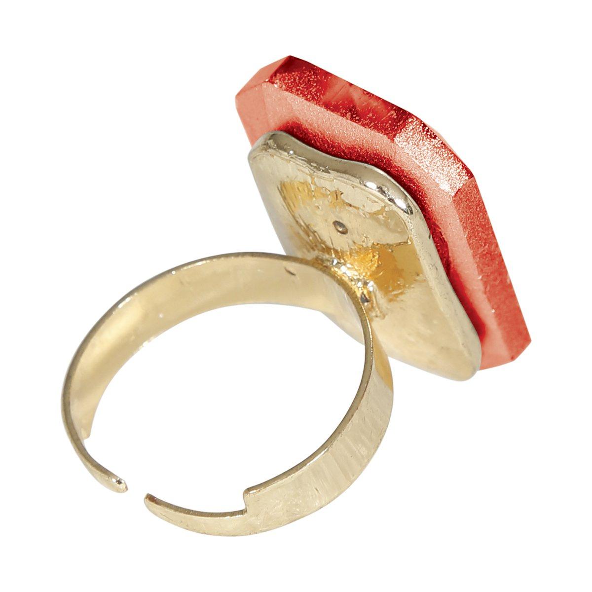 Anello pvc pietra colorata 6 colori