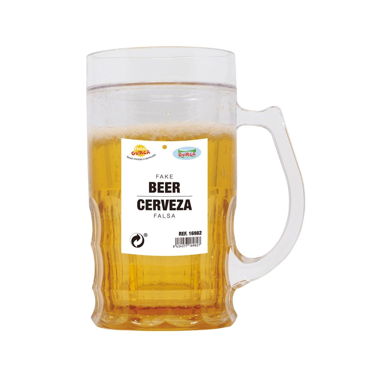 Bicchiere birra scherzo pvc
