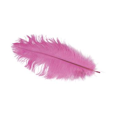 Piuma struzzo 30 rosa