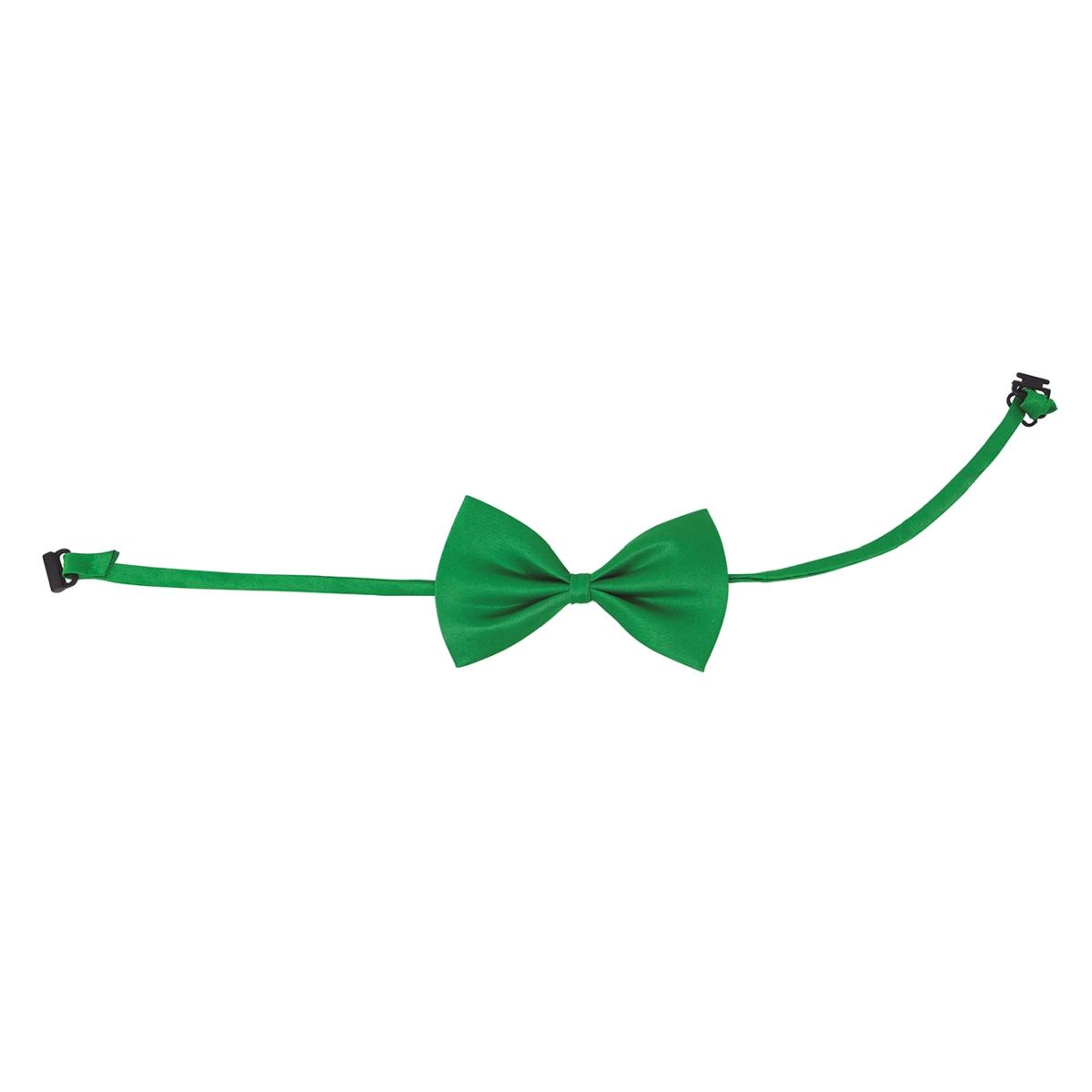 Papillon tessuto verde