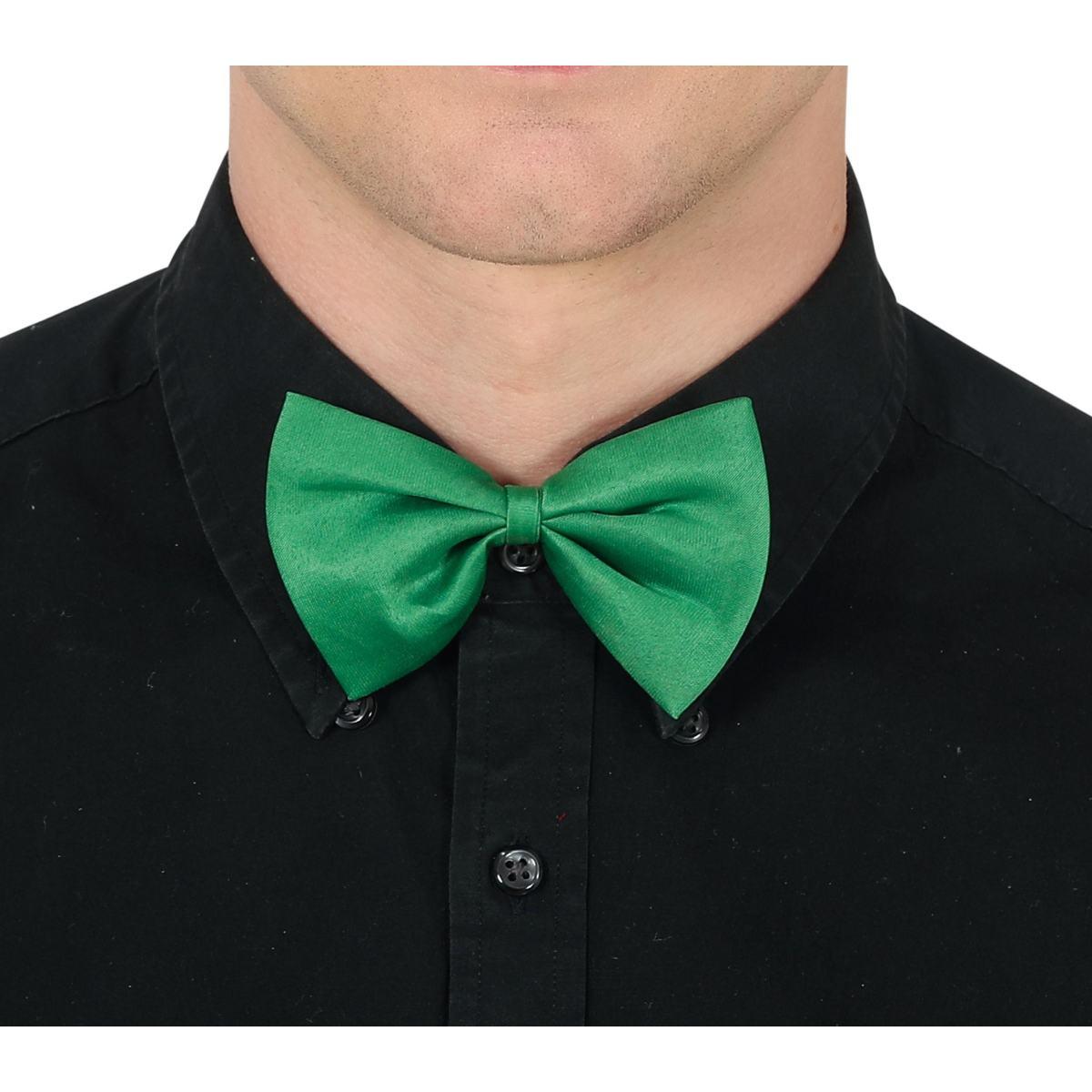 Papillon tessuto verde