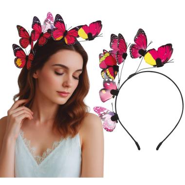 Cerchietto farfalle multicolor