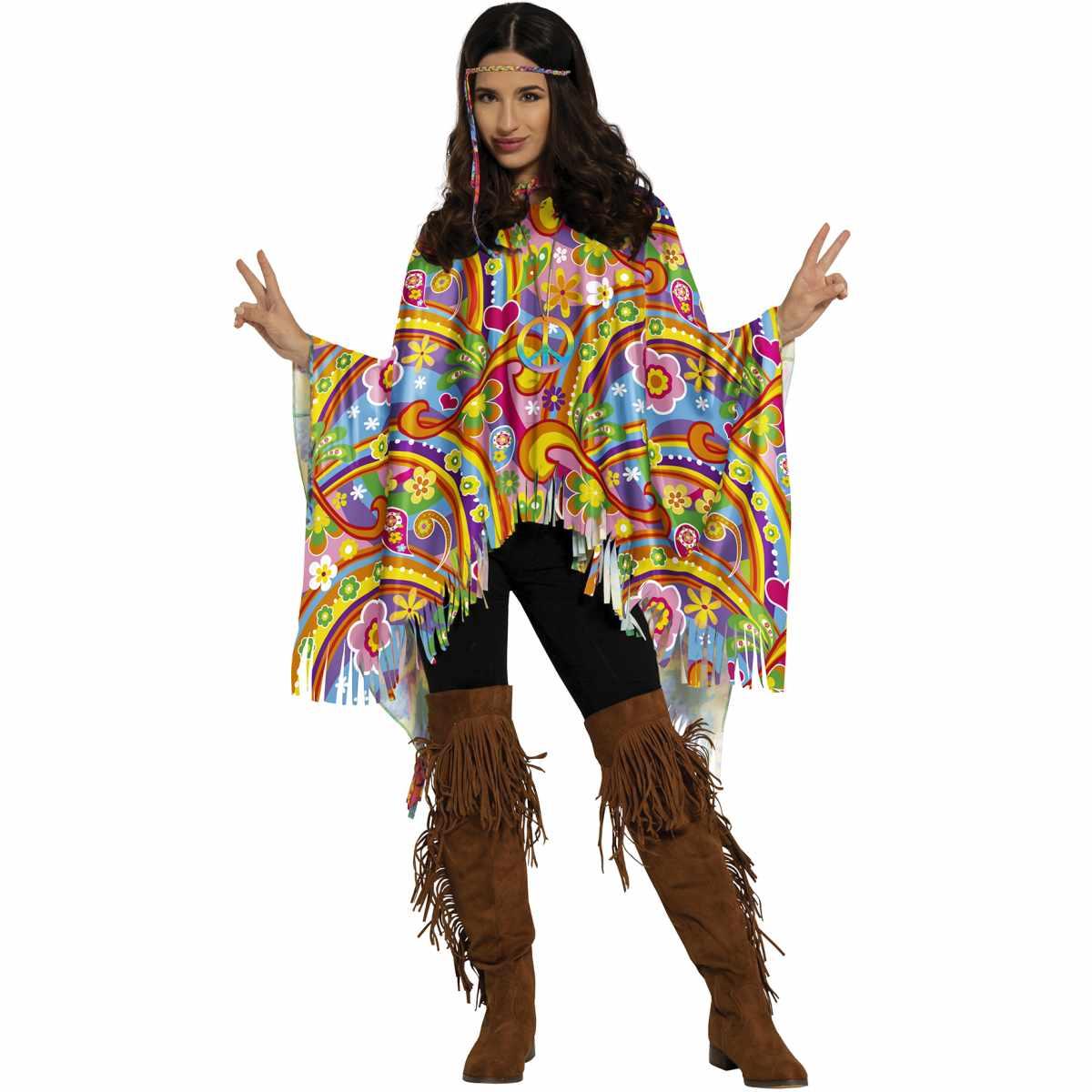 Poncho hippie