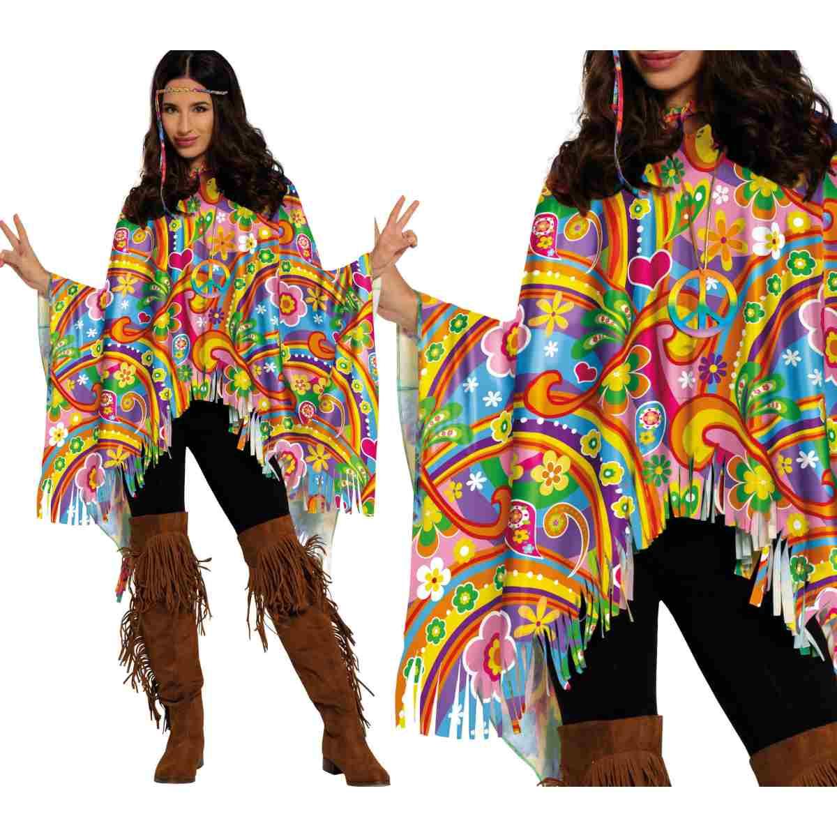 Poncho hippie