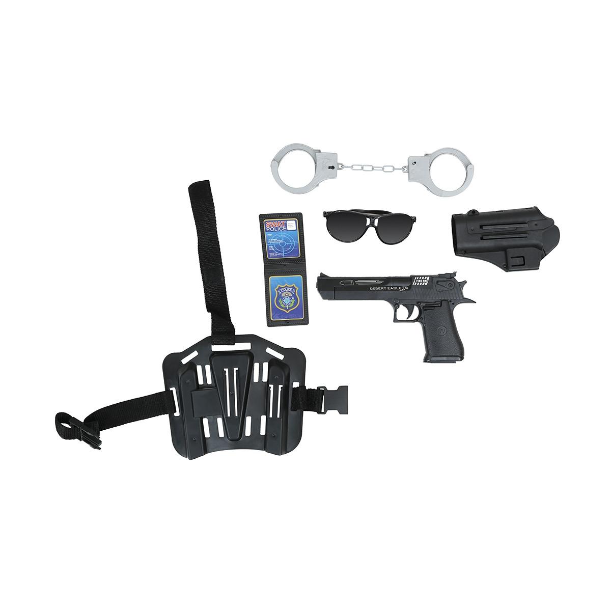 Fondina porta pistola 1 posto occhiali pistola distintivo Set 6 pz