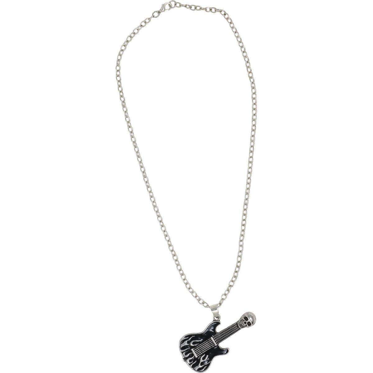 Collana metallo chitarra elettrica