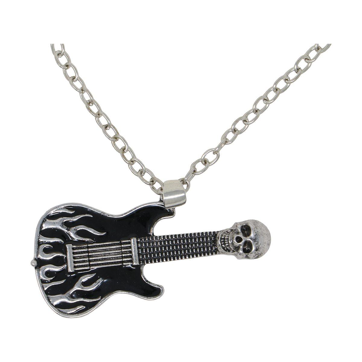 Collana metallo chitarra elettrica