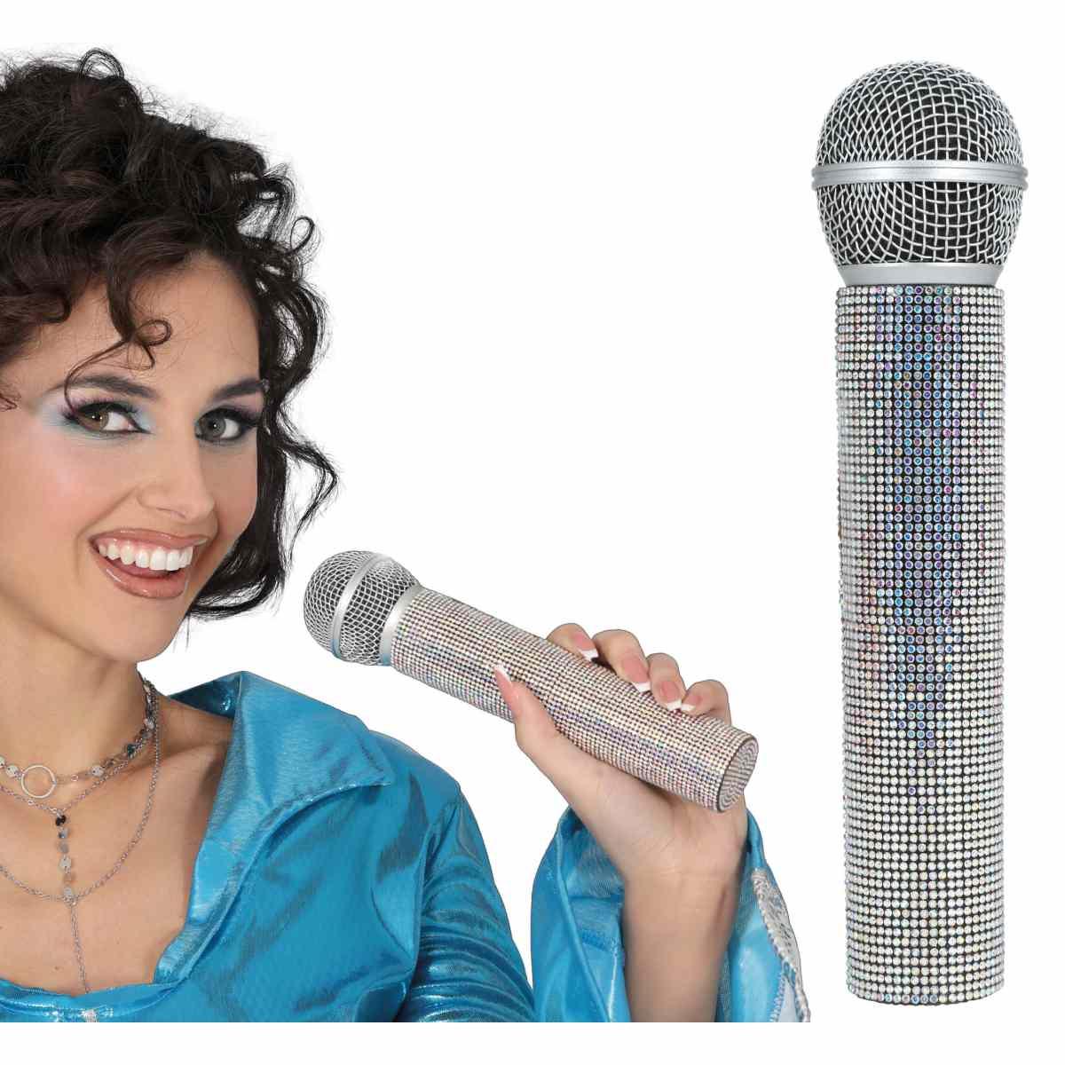 Microfono pvc brillantinato