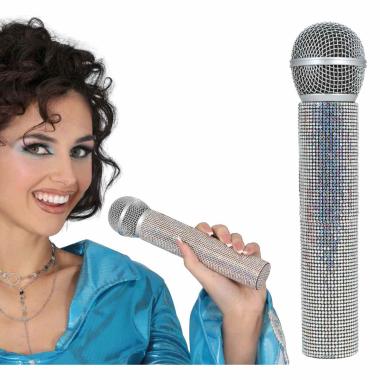 Microfono pvc brillantinato