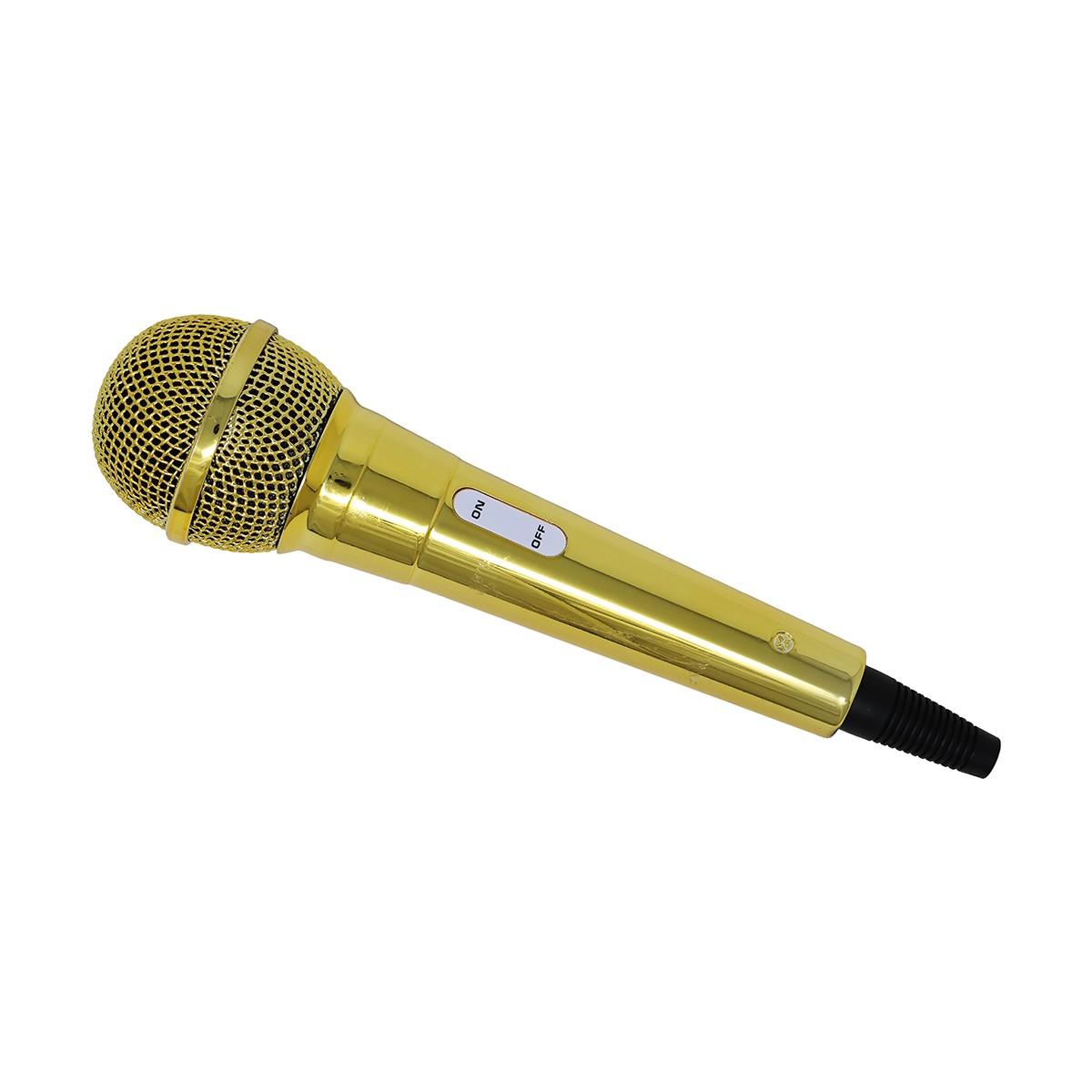 Microfono pvc oro