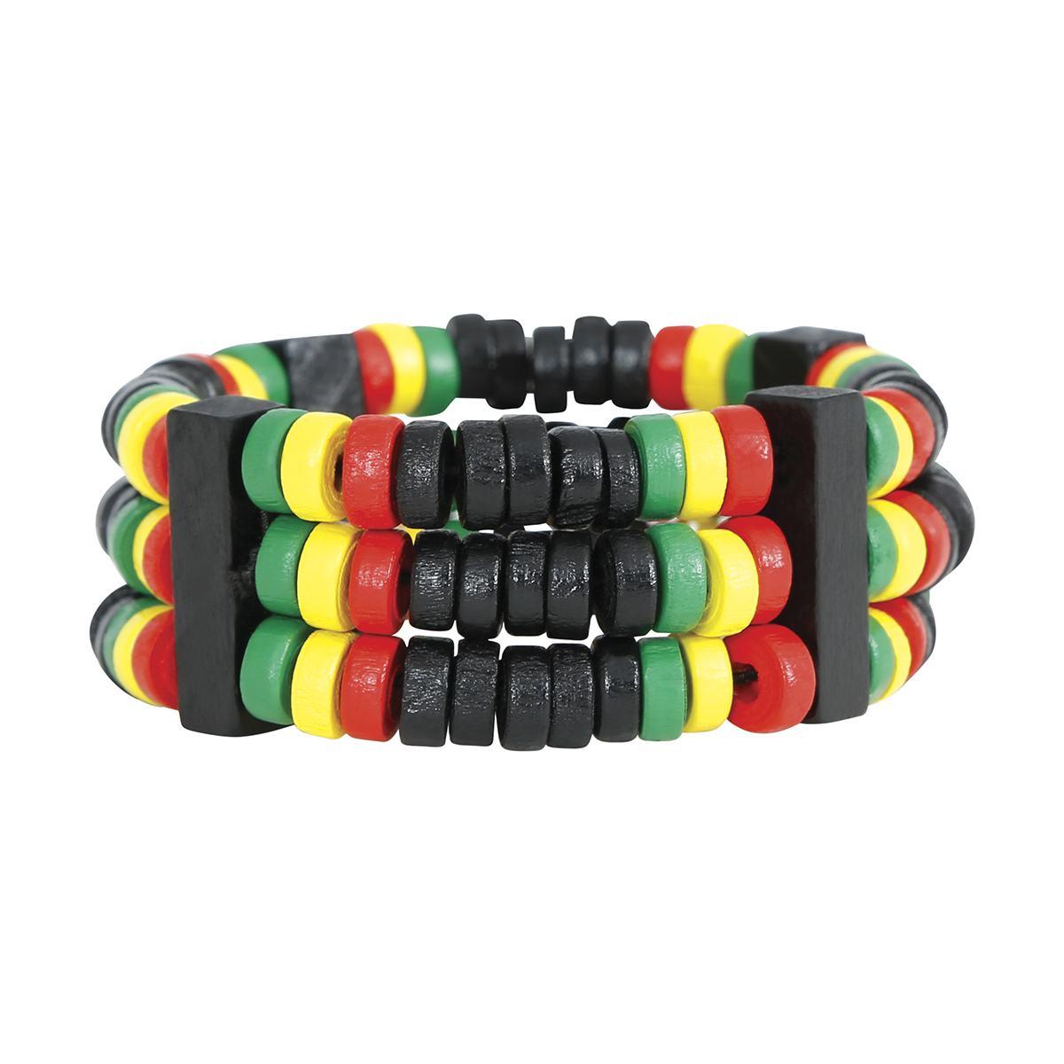 Bracciale legno rasta