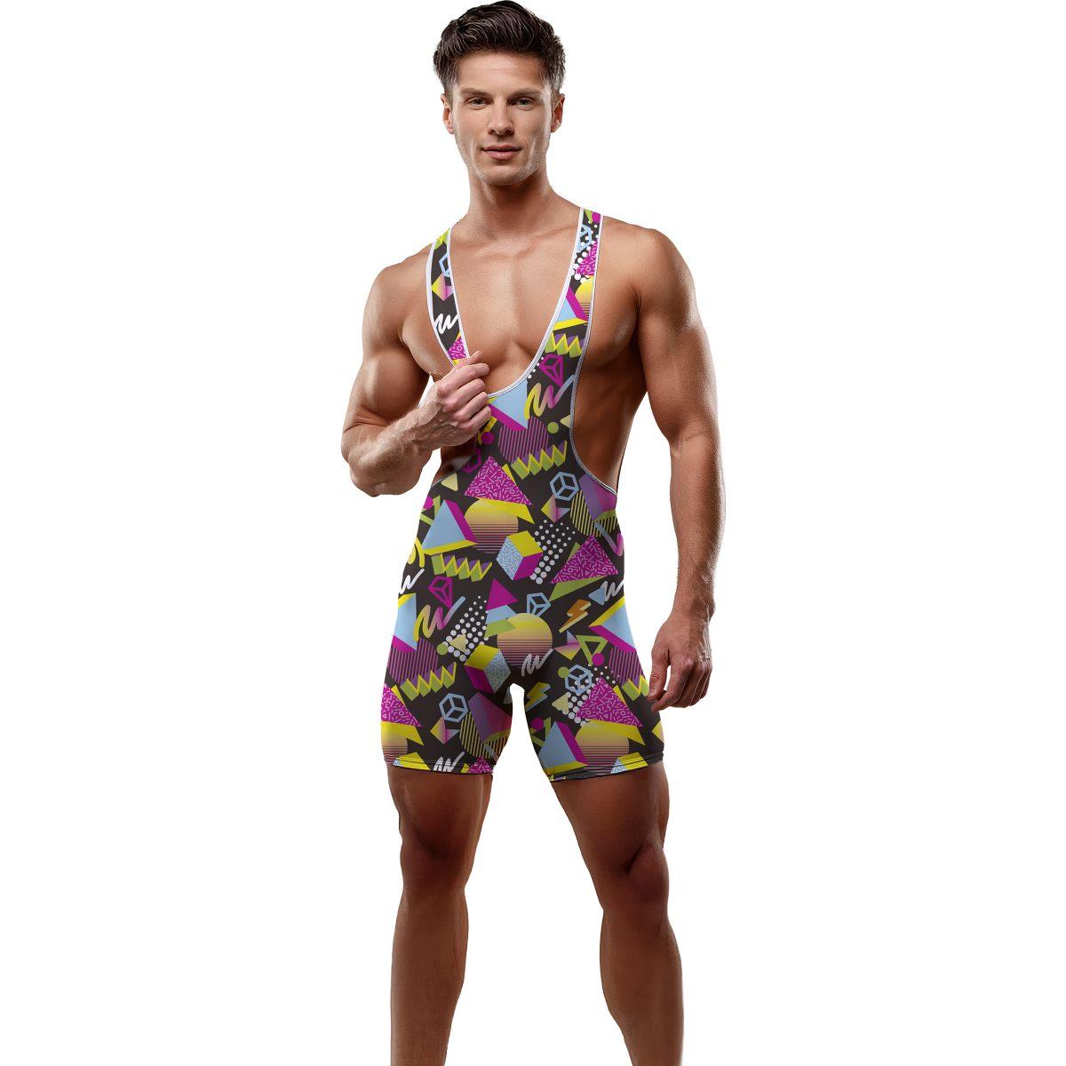 Costume tuta anni 70 80 body building