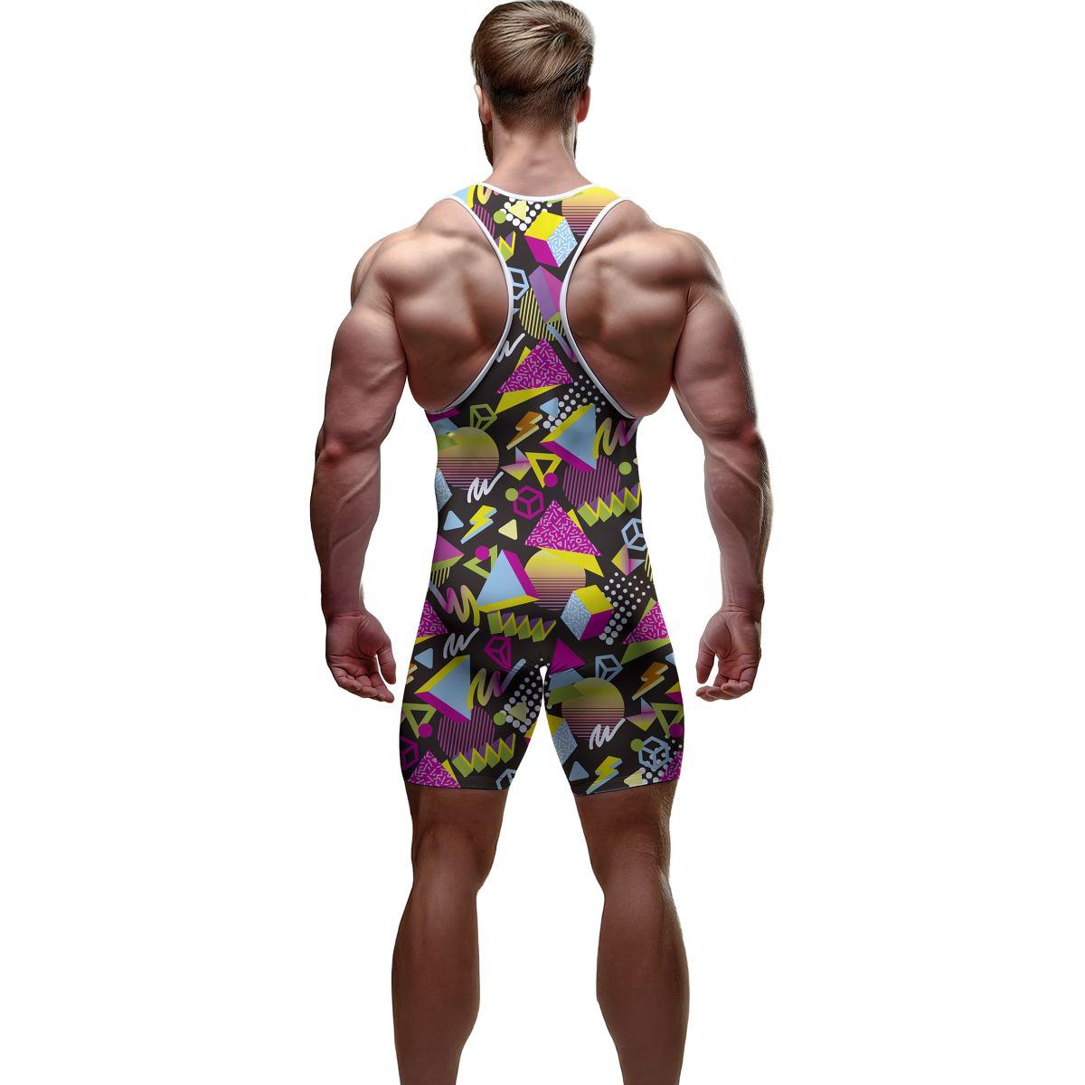 Costume tuta anni 70 80 body building