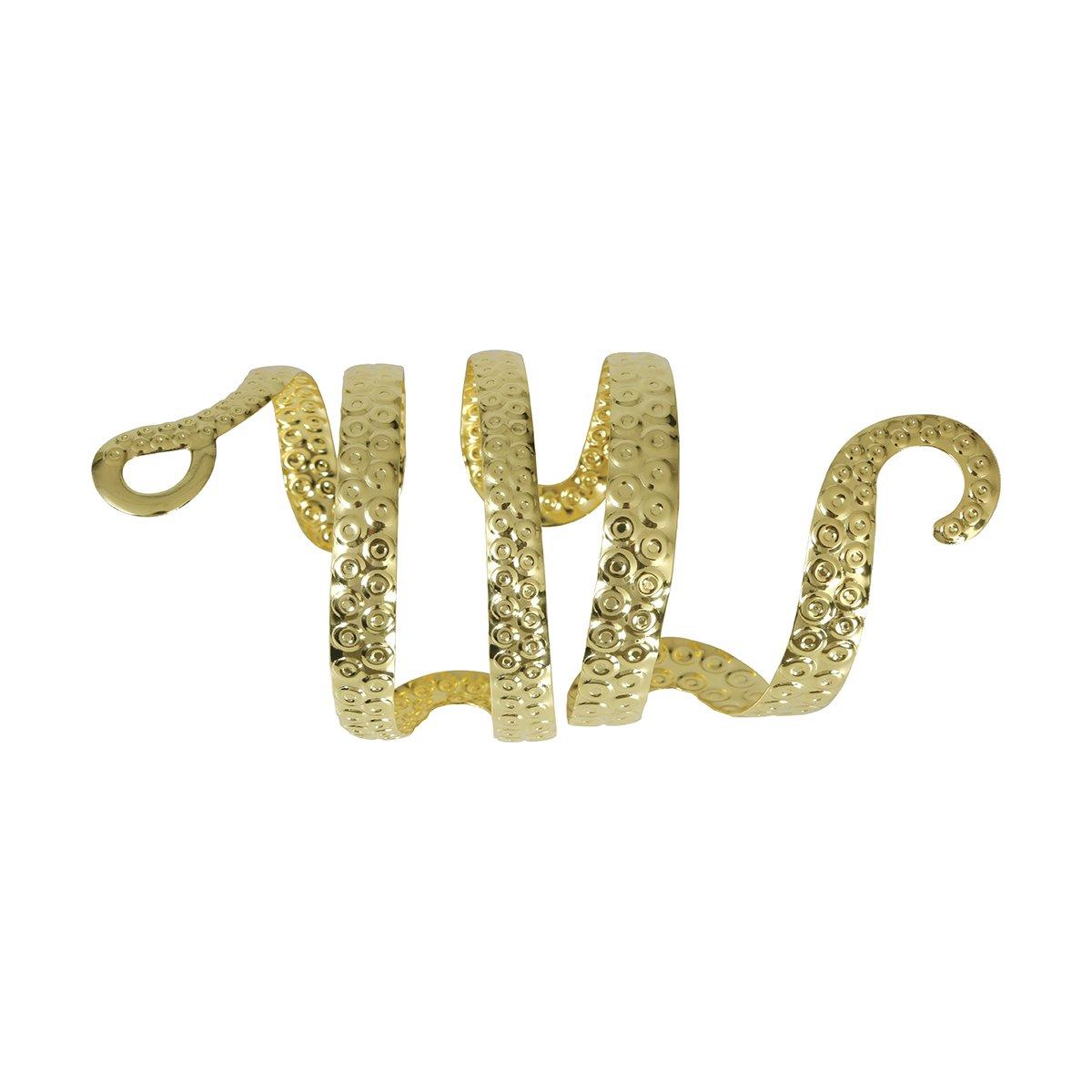 Bracciale oro serpente metallo