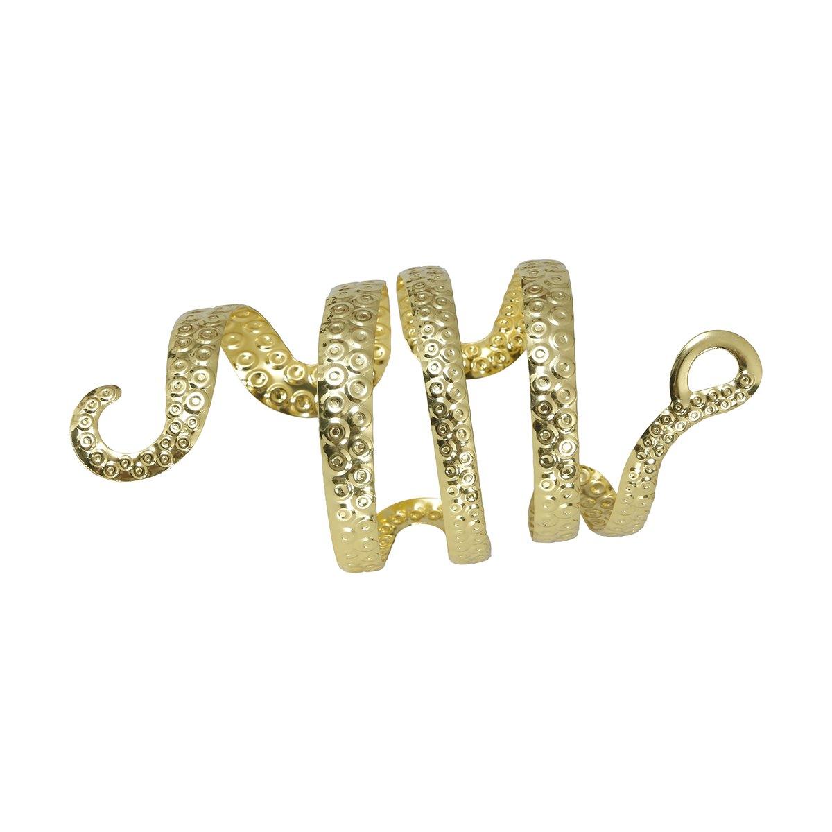 Bracciale oro serpente metallo