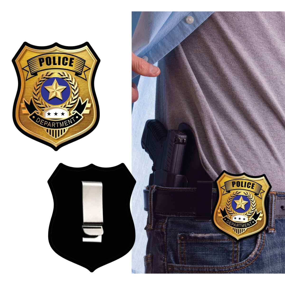 Distintivo polizia oro