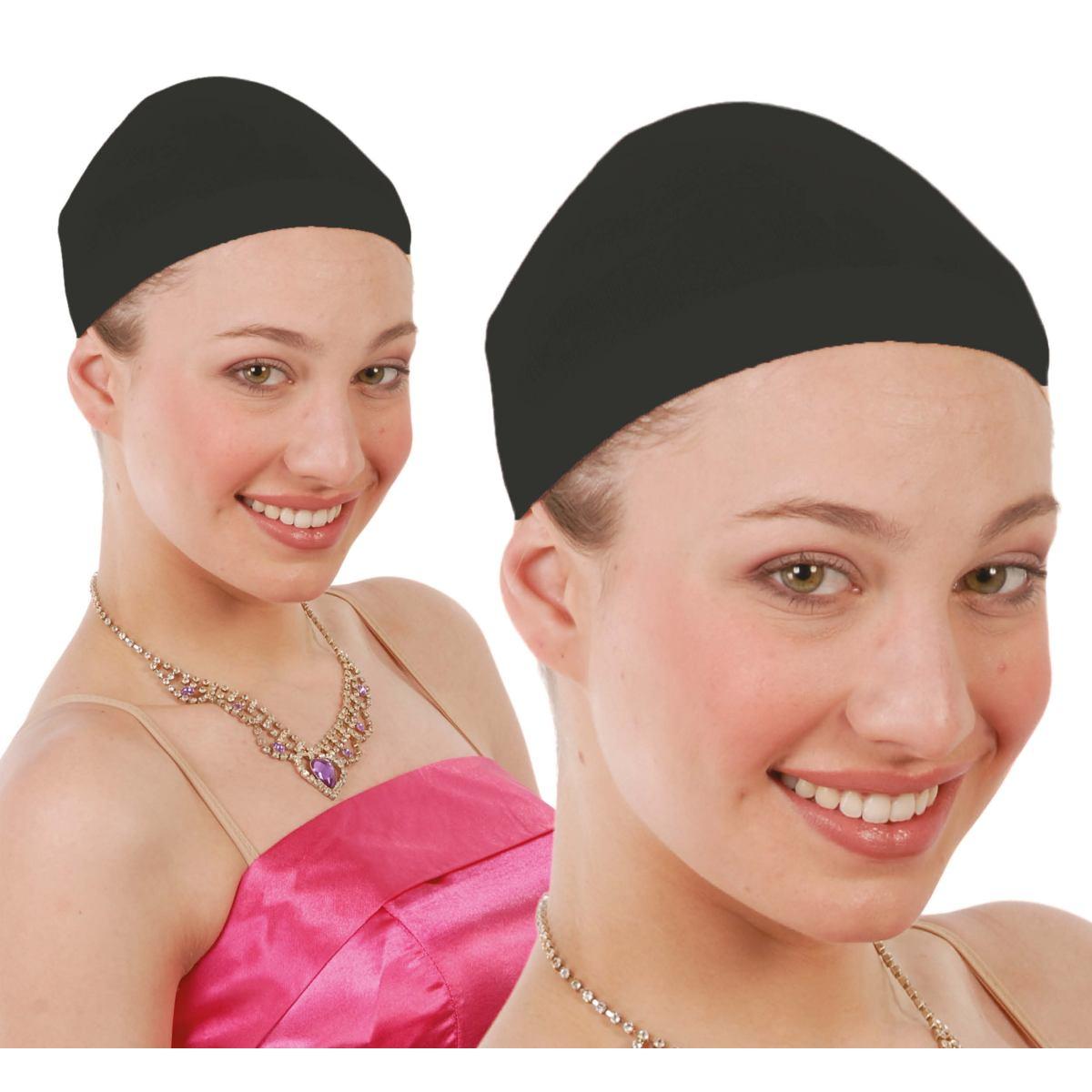 Retina capelli nero sotto parrucca Set 2 pz