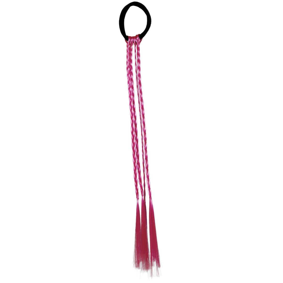 Extension capelli trecce rosa fucsia Set 3 pz