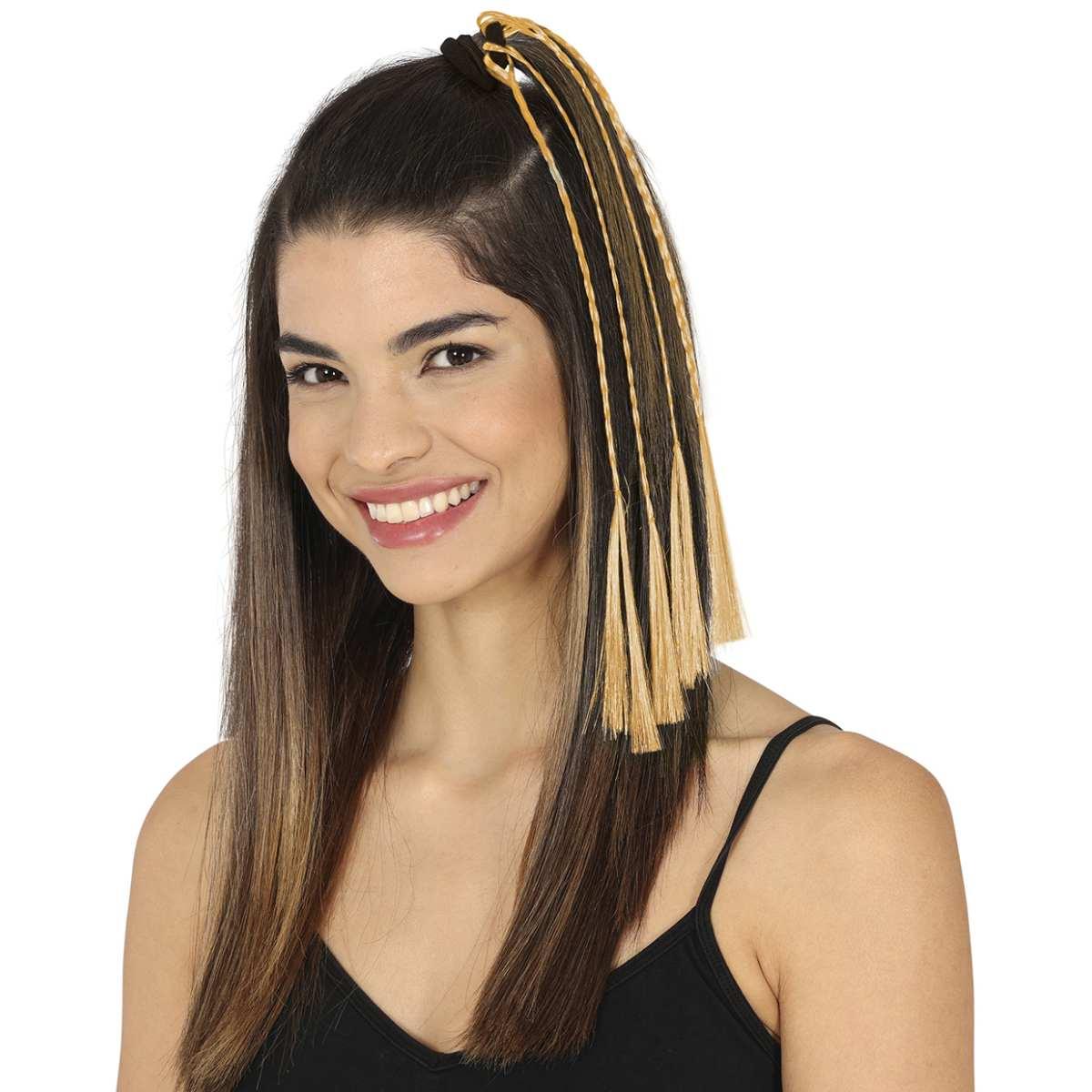 Extension capelli trecce arancioni Set 3 pz