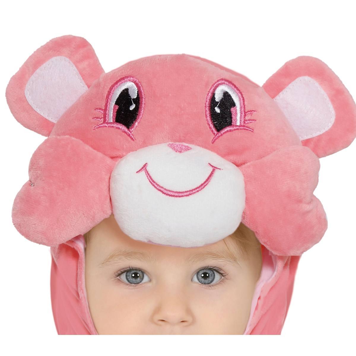 Costume orso rosa arcobaleno
