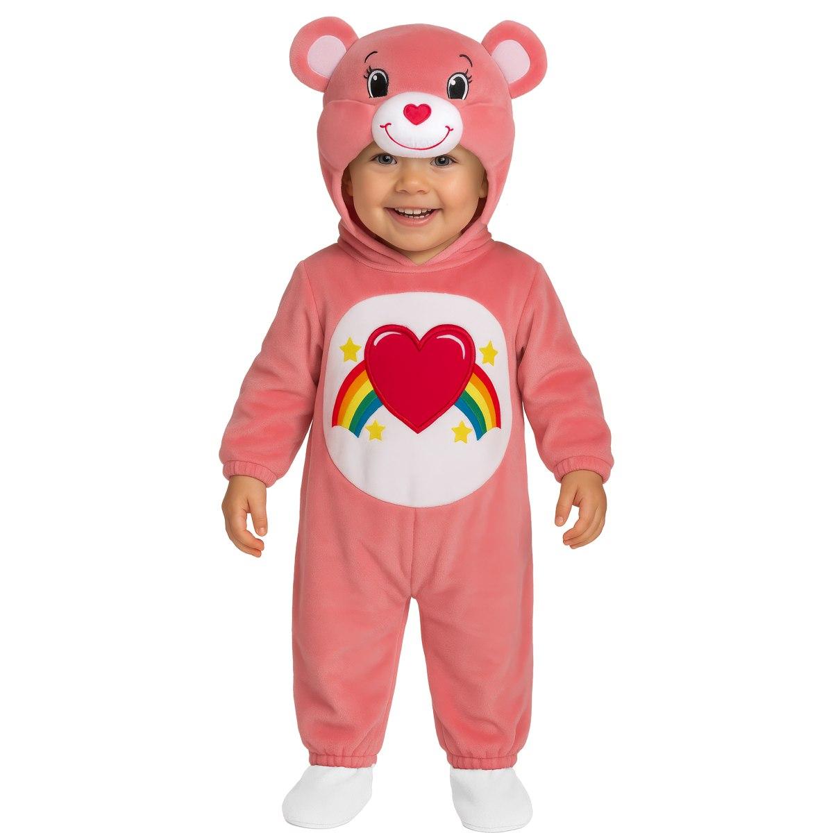 Costume orso rosa arcobaleno